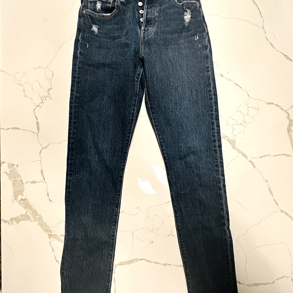 Levi Strauss 501 skinny jeans button fly W27 L32